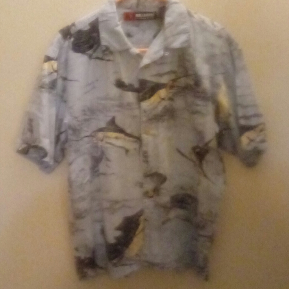 Reel legends short sleeve button-down